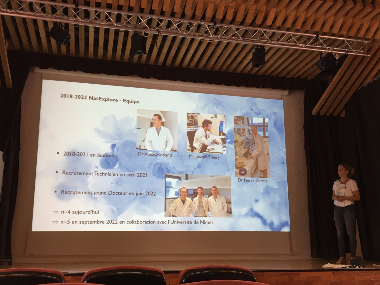 Jane Hubert à l'école thématique METABIODIVEX